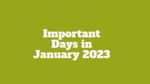 The Most famous and important International Day Event in January